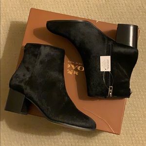 Coach Calf Hair Black bootie